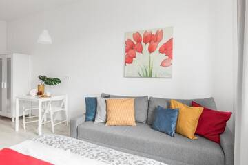Фото номера Номер-студио с кондиционером Апартаменты Palm Aparts Warsaw г. Варшава 6