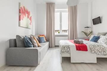 Фото номера Номер-студио с кондиционером Апартаменты Palm Aparts Warsaw г. Варшава 9