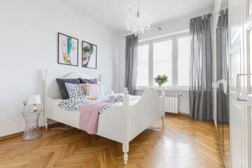 Фото номера Улучшенные апартаменты с видом на город Апартаменты Palm Aparts Warsaw г. Варшава 2