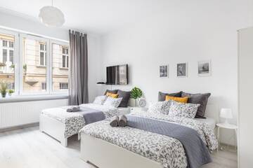 Фото номера Улучшенные апартаменты Апартаменты Palm Aparts Warsaw г. Варшава 6