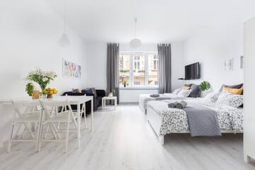 Фото номера Улучшенные апартаменты Апартаменты Palm Aparts Warsaw г. Варшава 4