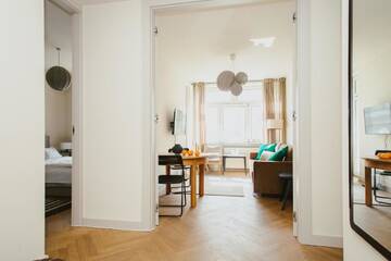 Фото номера Апартаменты с балконом Апартаменты ShortStayPoland Noakowskiego (B18) г. Варшава 11