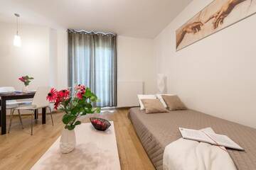 Фото номера Апартаменты с 1 спальней Апартаменты P&amp;O Apartments Wola Tarasy г. Варшава 25