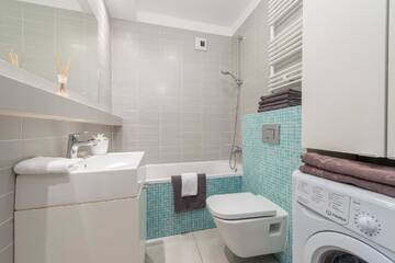 Фото номера Апартаменты с 1 спальней Апартаменты P&amp;O Apartments Wola Tarasy г. Варшава 7