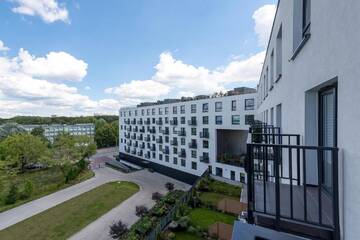 Фото номера Апартаменты с 1 спальней Апартаменты P&amp;O Apartments Wola Tarasy г. Варшава 11
