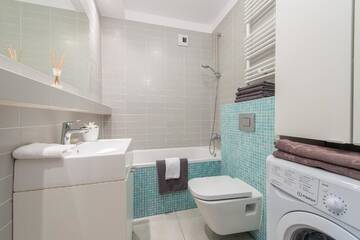 Фото номера Апартаменты с 1 спальней Апартаменты P&amp;O Apartments Wola Tarasy г. Варшава 21