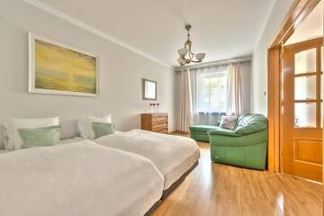 Фото номера Апартаменты с 3 спальнями - Tamka, 16 Апартаменты P&amp;O Apartments Tamka г. Варшава 11