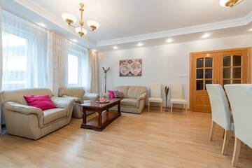 Фото номера Апартаменты с 3 спальнями - Tamka, 16 Апартаменты P&amp;O Apartments Tamka г. Варшава 5
