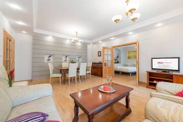 Фото номера Апартаменты с 3 спальнями - Tamka, 16 Апартаменты P&amp;O Apartments Tamka г. Варшава 26