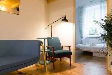 Фото номера Апартаменты с 1 спальней Апартаменты WSTApartments RetroFunky г. Варшава 15