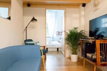 Фото номера Апартаменты с 1 спальней Апартаменты WSTApartments RetroFunky г. Варшава 16