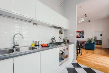 Фото номера Апартаменты с балконом Апартаменты oompH Warsaw Central Elegant Apartment г. Варшава 43