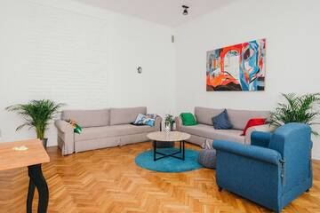 Фото номера Апартаменты с балконом Апартаменты oompH Warsaw Central Elegant Apartment г. Варшава 24