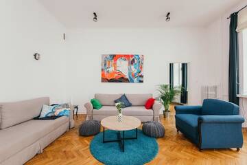 Фото номера Апартаменты с балконом Апартаменты oompH Warsaw Central Elegant Apartment г. Варшава 23