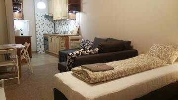 Фото номера Two-Bedroom Apartment - Rondo ONZ Апартаменты Labo Apartment Panska г. Варшава 17