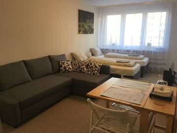 Фото номера Two-Bedroom Apartment - Rondo ONZ Апартаменты Labo Apartment Panska г. Варшава 21