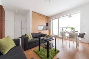Фото номера Улучшенные апартаменты Апартаменты P&amp;O Apartments Szwedzka г. Варшава 34