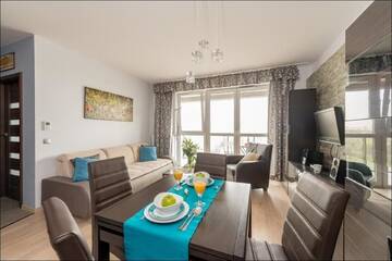Фото номера Апартаменты с 1 спальней Апартаменты P&amp;O Apartments Aleja Krakowska г. Варшава 13