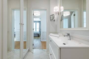 Фото номера Апартаменты с 1 спальней Апартаменты P&amp;O Apartments Aleja Krakowska г. Варшава 19