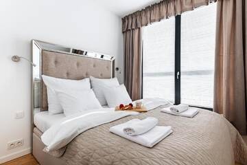 Фото номера Апартаменты с 1 спальней Апартаменты P&amp;O Apartments Aleja Krakowska г. Варшава 25