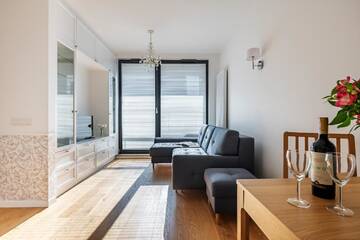Фото номера Апартаменты с 1 спальней Апартаменты P&amp;O Apartments Aleja Krakowska г. Варшава 30
