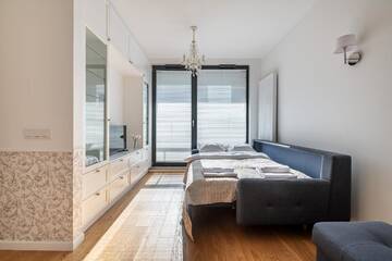 Фото номера Апартаменты с 1 спальней Апартаменты P&amp;O Apartments Aleja Krakowska г. Варшава 33