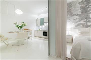 Фото номера Апартаменты-студио Апартаменты P&amp;O Apartments Bagatela г. Варшава 9