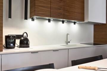 Фото номера Апартаменты с 1 спальней Апартаменты P&amp;O Apartments Kolska 9b - CH KLIF г. Варшава 9