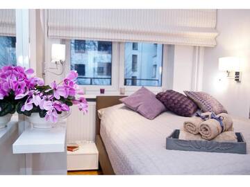 Фото номера Апартаменты с 1 спальней Апартаменты Srebrna Warsaw Apartment г. Варшава 75
