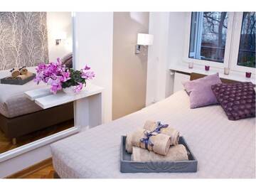 Фото номера Апартаменты с 1 спальней Апартаменты Srebrna Warsaw Apartment г. Варшава 72