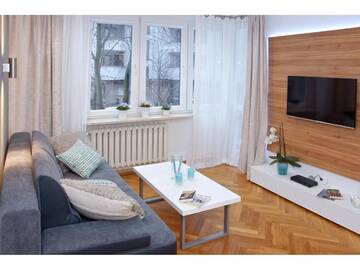 Фото номера Апартаменты с 1 спальней Апартаменты Srebrna Warsaw Apartment г. Варшава 44