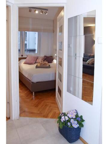 Фото номера Апартаменты с 1 спальней Апартаменты Srebrna Warsaw Apartment г. Варшава 22