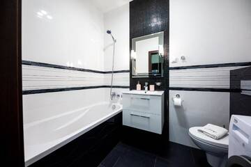 Фото номера Апартаменты с 2 спальнями Апартаменты Kazou Service г. Варшава 8