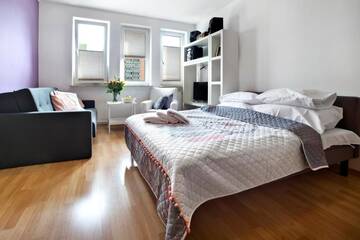 Фото номера Апартаменты-студио Апартаменты P&amp;O Apartments Chomiczowka г. Варшава 45