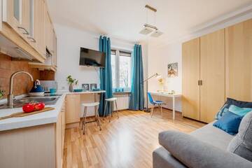 Фото номера Апартаменты-студио Апартаменты P&amp;O Apartments Waszyngtona г. Варшава 7