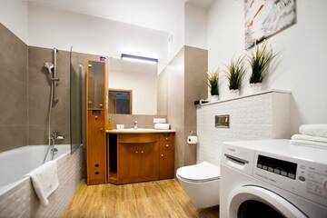 Фото номера Апартаменты с 1 спальней Апартаменты P&amp;O Corporate Serviced Apartments Cybernetyki г. Варшава 8