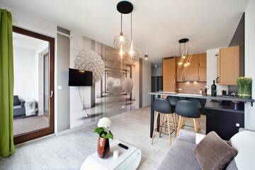 Фото номера Апартаменты с 1 спальней Апартаменты P&amp;O Corporate Serviced Apartments Cybernetyki г. Варшава 15