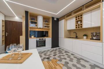 Фото номера Апартаменты с 1 спальней Апартаменты P&amp;O Corporate Serviced Apartments Cybernetyki г. Варшава 3