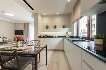 Фото номера Апартаменты с 1 спальней Апартаменты P&amp;O Corporate Serviced Apartments Cybernetyki г. Варшава 4