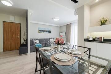 Фото номера Апартаменты с 1 спальней Апартаменты P&amp;O Corporate Serviced Apartments Cybernetyki г. Варшава 9