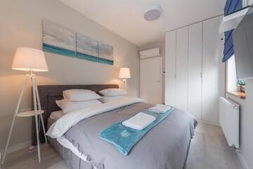 Фото номера Апартаменты с 1 спальней Апартаменты P&amp;O Corporate Serviced Apartments Cybernetyki г. Варшава 6