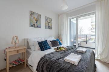 Фото номера Апартаменты Апартаменты P&amp;O Corporate Serviced Apartments Cybernetyki г. Варшава 4