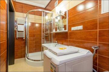 Фото номера Апартаменты с 1 спальней Апартаменты P&amp;O Apartments Freta г. Варшава 30