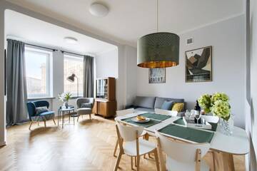 Фото номера Апартаменты с 2 спальнями Апартаменты P&amp;O Apartments Marszałkowska г. Варшава 9
