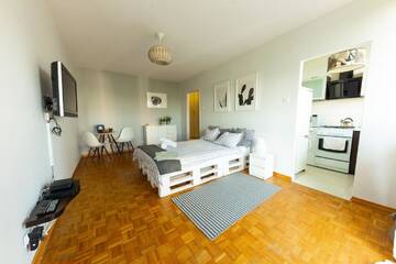 Фото номера Апартаменты с 1 спальней Апартаменты Warszawa Apartamenty - Promyk г. Варшава 13