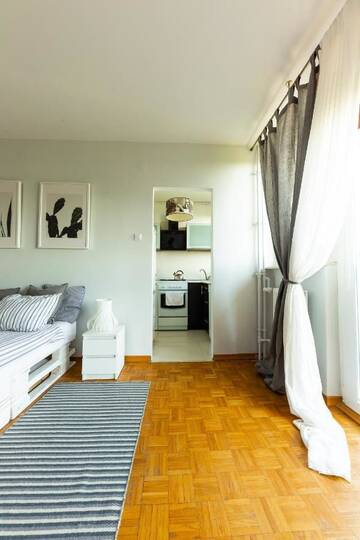 Фото номера Апартаменты с 1 спальней Апартаменты Warszawa Apartamenty - Promyk г. Варшава 9