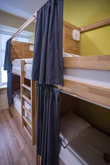 Фото номера Кровать в общем номере с 4 кроватями Хостелы Safestay Warsaw г. Варшава 8