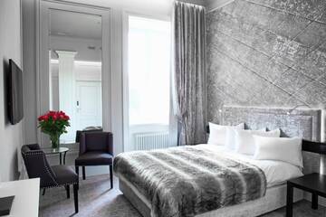 Фото номера Улучшенный двухместный номер с 1 кроватью Отель Hotel Bellotto г. Варшава 34