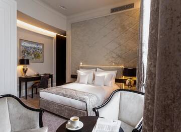Фото номера Улучшенный двухместный номер с 1 кроватью Отель Hotel Bellotto г. Варшава 15