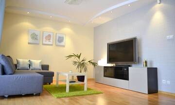 Фото номера Апартаменты с 4 спальнями Апартаменты JessApart– Babka Tower Apartment г. Варшава 5